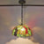 1��Head Suspension Light Decorative Dome Shade Grape Stained Glass Pendant Light Fixture Olive Green Clearhalo 'Ceiling Lights' 'Chandeliers' 'Industrial' 'Middle Century Pendants' 'Pendant Lights' 'Pendants' 'Tiffany close to ceiling' 'Tiffany' Lighting' 2187117