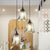 Tiffany-Style Bell Multi Ceiling Lamp 3 Bulbs Handcrafted Glass Suspension Light Fixture Clear Round Clearhalo 'Ceiling Lights' 'Industrial' 'Middle Century Pendants' 'Pendant Lights' 'Pendants' 'Tiffany close to ceiling' 'Tiffany Pendants' 'Tiffany' Lighting' 2187245
