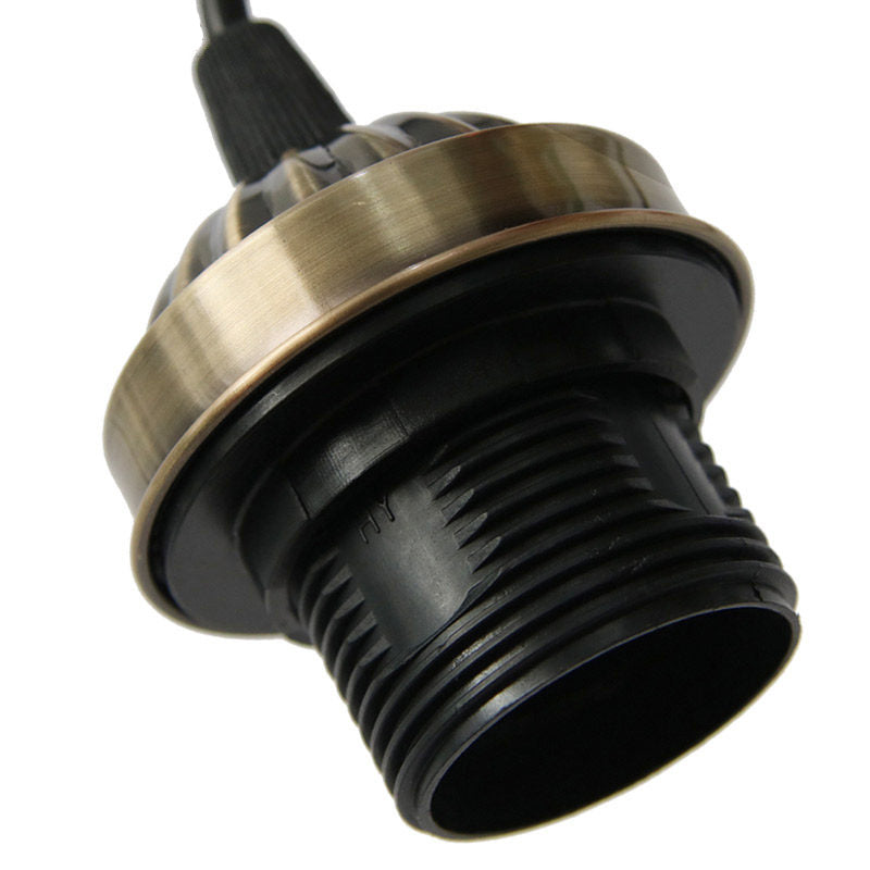 Stained Glass Shaded Hanging Light Traditional 3 Heads Bronze Multi Light Pendant Clearhalo 'Ceiling Lights' 'Close To Ceiling Lights' 'Industrial' 'Middle Century Pendants' 'Pendant Lights' 'Pendants' 'Tiffany close to ceiling' 'Tiffany Pendants' 'Tiffany' Lighting' 2187258