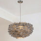 Feather Hemispherical Ceiling Light Simplistic Single Hanging Pendant Light for Living Room Clearhalo 'Ceiling Lights' 'Modern Pendants' 'Modern' 'Pendant Lights' 'Pendants' Lighting' 2187485
