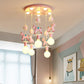Rainbow Unicorn Nursery Pendant Ceiling Light Resin Kids Multi Lamp Pendant Light Clearhalo 'Ceiling Lights' 'Pendant Lights' 'Pendants' Lighting' 2187780