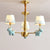 Kids Style Bucket Suspension Light Fabric Child Room Chandelier Light with Resin Unicorn 3 Blue Clearhalo 'Ceiling Lights' 'Chandeliers' Lighting' options 2197346_7e907f9e-82e6-497d-a622-fcda04a1dc3b