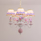 Cartoon Flying Unicorn Chandelier Pendant Light Resin Nursery Hanging Light with Empire Shade Clearhalo 'Ceiling Lights' 'Chandeliers' Lighting' options 2197426