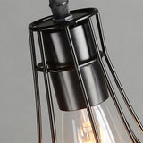 Grenade Cage Multi Ceiling Light Minimalist Metallic 5 Bulbs Staircase Suspension Lighting Clearhalo 'Ceiling Lights' 'Modern Pendants' 'Modern' 'Pendant Lights' 'Pendants' Lighting' 2197697