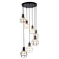 Metal Grenade Cage Suspension Light Minimalist Black Multi Light Pendant for Staircase Clearhalo 'Ceiling Lights' 'Modern Pendants' 'Modern' 'Pendant Lights' 'Pendants' Lighting' 2197700