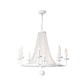 Antique Candelabra Chandelier Lighting Metal Pendant Light with Crystal Bead Decor Clearhalo 'Ceiling Lights' 'Chandeliers' Lighting' options 2198116