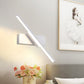 Rotatable Acrylic Linear LED Sconce Light Simplicity Black/White Wall Lighting Fixture, White/Warm Light Clearhalo 'Modern wall lights' 'Modern' 'Wall Lamps & Sconces' 'Wall Lights' Lighting' 219856