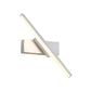 Rotatable Acrylic Linear LED Sconce Light Simplicity Black/White Wall Lighting Fixture, White/Warm Light Clearhalo 'Modern wall lights' 'Modern' 'Wall Lamps & Sconces' 'Wall Lights' Lighting' 219858