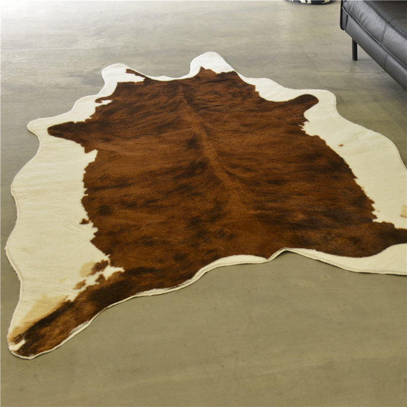 Irregular Shape Animal Skin Rug Modern Carpet Polypropylene Anti-Slip Backing Rug for Room Decor Clearhalo 'Area Rug' 'Casual' 'Rugs' Rug' 2198771