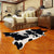 Unique Multi Color Casual Rug Polyster Animal Skin Patterned Area Rug Pet Friendly Anti-Slip Backing Rug for Home Black Clearhalo 'Area Rug' 'Casual' 'Rugs' Rug' 2198779