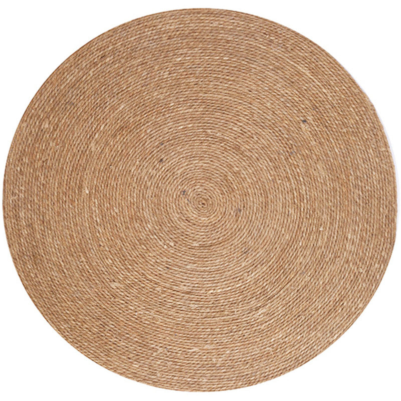 Rustic Solid Color Rug Yellow Flax Rug Easy Care Environmental Area Rug for Bedroom Clearhalo 'Area Rug' 'Rug' 2198819