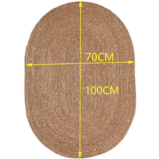 Rustic Solid Color Rug Yellow Flax Rug Easy Care Environmental Area Rug for Bedroom Clearhalo 'Area Rug' 'Rug' 2198820