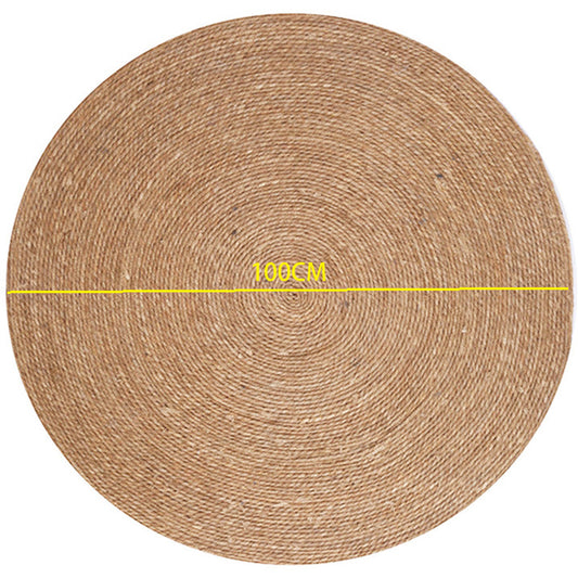 Rustic Solid Color Rug Yellow Flax Rug Easy Care Environmental Area Rug for Bedroom Clearhalo 'Area Rug' 'Rug' 2198824