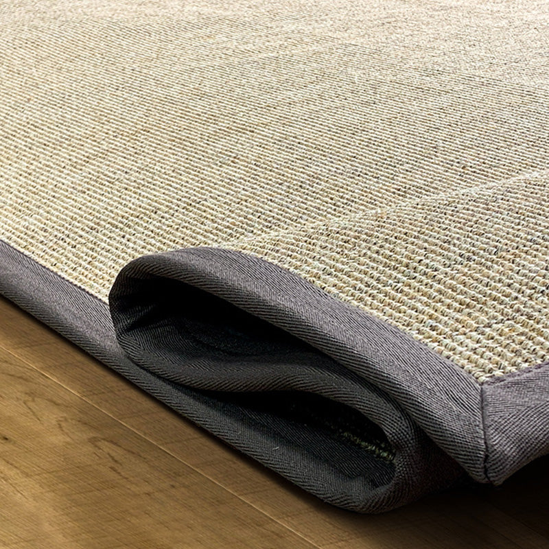 Japanese Solid Color Rug Multi Color Jute Rug Natural Fibers Non-Slip Backing Area Carpet for Living Room Clearhalo 'Area Rug' 'Rug' 2198847