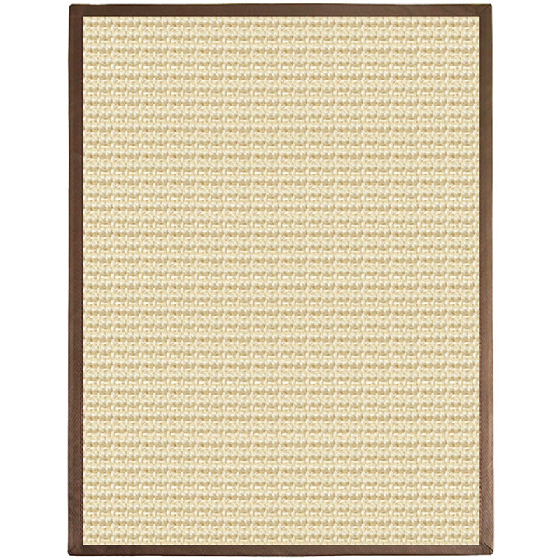 Japanese Solid Color Rug Multi Color Jute Rug Natural Fibers Non-Slip Backing Area Carpet for Living Room Beige Clearhalo 'Area Rug' 'Rug' 2198848