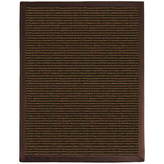 Japanese Solid Color Rug Multi Color Jute Rug Natural Fibers Non-Slip Backing Area Carpet for Living Room Brown