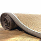 Chinoiserie Bedroom Rug Multi-Colored Plain Indoor Rug Jute Natural Fiber Easy Care Rug with Border Clearhalo 'Area Rug' 'Rug' 2198875