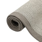 Chinese Solid Rug Multi-Colored Jute Area Carpet Easy Care Rug with Border for Living Room Cream Gray Clearhalo 'Area Rug' 'Rug' 2198883