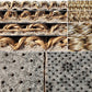 Multi-Color Rustic Rug Jute Plain Carpet Washable Natural Fiber Indoor Rug with Border for Home Decoration Clearhalo 'Area Rug' 'Rug' 2198892