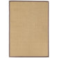 Multi-Color Rustic Rug Jute Plain Carpet Washable Natural Fiber Indoor Rug with Border for Home Decoration Clearhalo 'Area Rug' 'Rug' 2198893