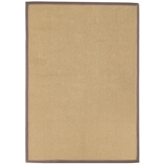 Multi-Color Rustic Rug Jute Plain Carpet Washable Natural Fiber Indoor Rug with Border for Home Decoration Clearhalo 'Area Rug' 'Rug' 2198893