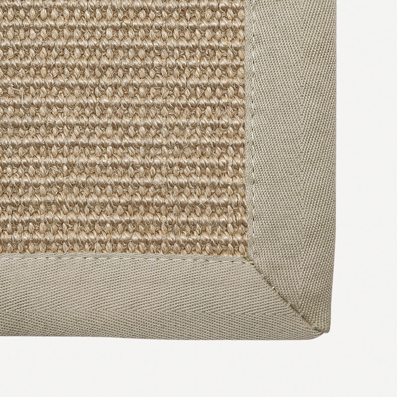 Simple Multi Color Solid Rug Jute Farmhouse Indoor Rug Washable Rug with Border for Home Decor Light Camel Clearhalo 'Area Rug' 'Rug' 2198896
