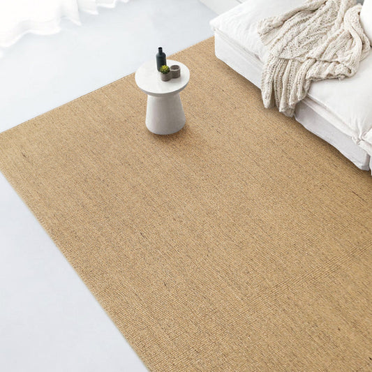 Multi-Colored Solid Rug Jute Japanese Rug Natural Fiber Handmade Easy Care Indoor Rug for Living Room Clearhalo 'Area Rug' 'Rug' 2198933