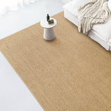 Multi-Colored Solid Rug Jute Japanese Rug Natural Fiber Handmade Easy Care Indoor Rug for Living Room Clearhalo 'Area Rug' 'Rug' 2198933