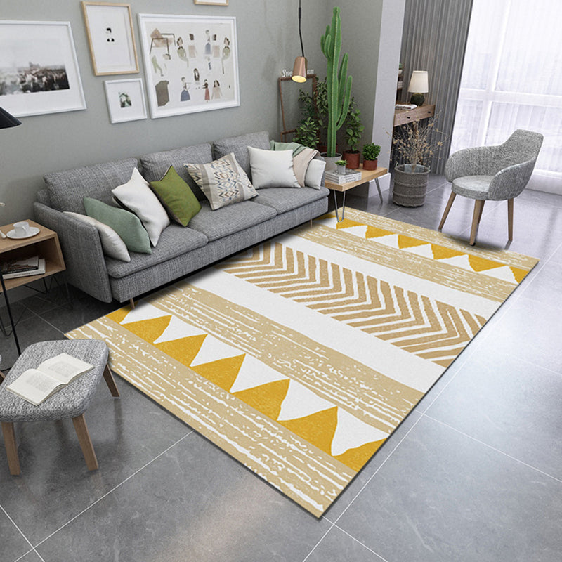 Decorative Nordic Indoor Rug Multi Color Geometric Carpet Pet Friendly Machine Washable Anti-Slip Rug for Sitting Room Clearhalo 'Area Rug' 'Modern' 'Rugs' Rug' 2199097