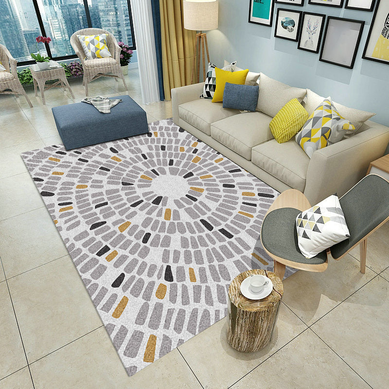 Decorative Nordic Indoor Rug Multi Color Geometric Carpet Pet Friendly Machine Washable Anti-Slip Rug for Sitting Room Clearhalo 'Area Rug' 'Modern' 'Rugs' Rug' 2199102