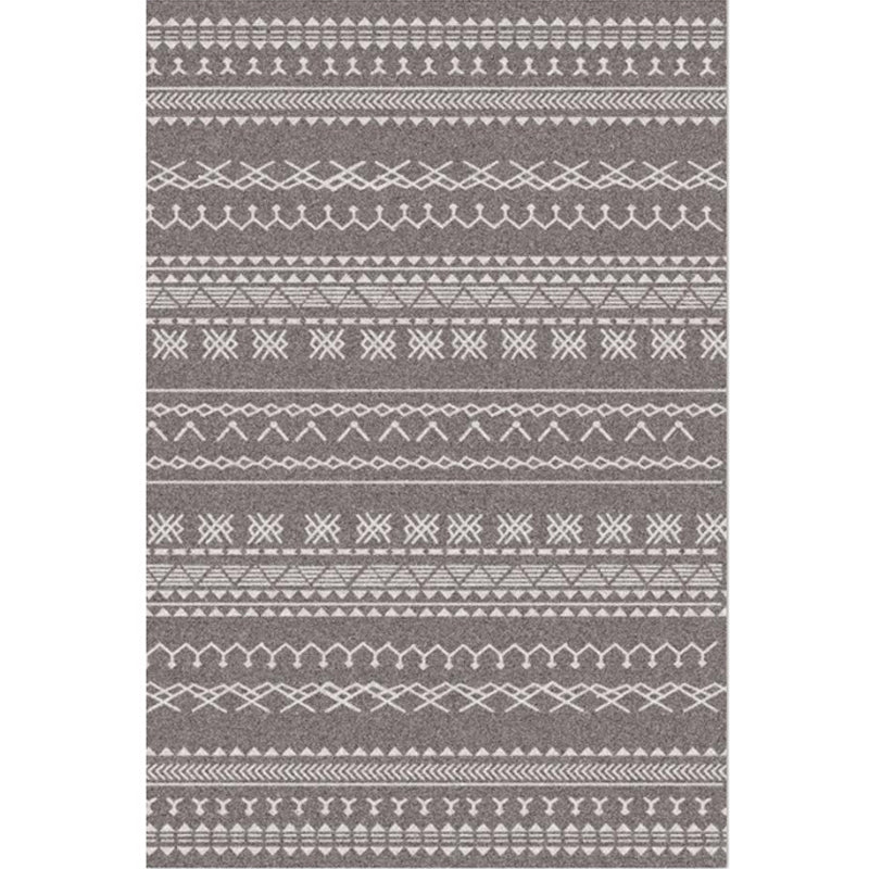 Minimalistic Geometric Rug Multi Colored Synthetics Carpet Stain Resistant Pet Friendly Anti-Slip Backing Rug for Living Room Clearhalo 'Area Rug' 'Modern' 'Rugs' Rug' 2199137