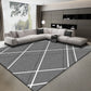 Soft Simplistic Rug Multi Color Geometric Art Print Carpet Stain Resistant Anti-Slip Backing Machine Washable Rug for Hall Dark Gray Clearhalo 'Area Rug' 'Modern' 'Rugs' Rug' 2199200