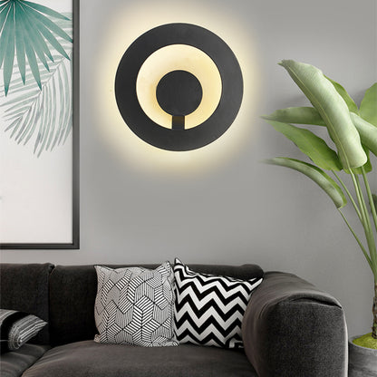Black/White Super Thin Wall Sconce Light Modern Acrylic Living Room Wall Lighting Fixture, Warm/White Light Black Clearhalo 'Modern wall lights' 'Modern' 'Wall Lamps & Sconces' 'Wall Lights' Lighting' 219932