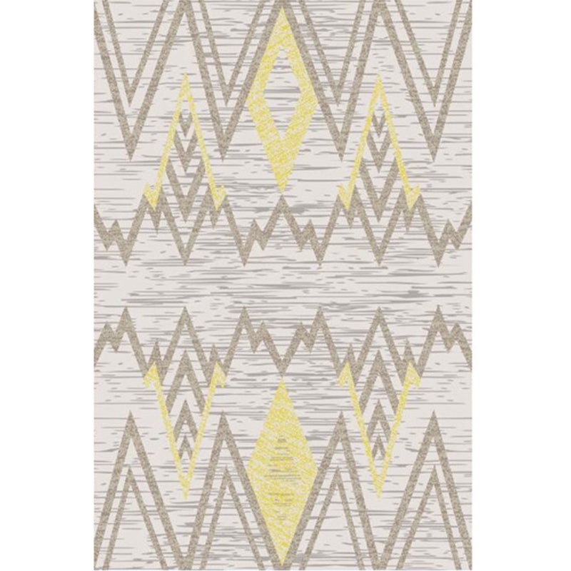 Multi Color Nordic Indoor Rug Synthetics Colorblock Abstract Geometric Carpet Non-Slip Washable Pet Friendly Rug for Home Clearhalo 'Area Rug' 'Modern' 'Rugs' Rug' 2199505