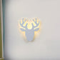 Black/White Antler Sconce Light Fixture Contemporary Acrylic LED Wall Light Sconce in Warm/White Light Clearhalo 'Modern wall lights' 'Modern' 'Wall Lamps & Sconces' 'Wall Lights' Lighting' 219960