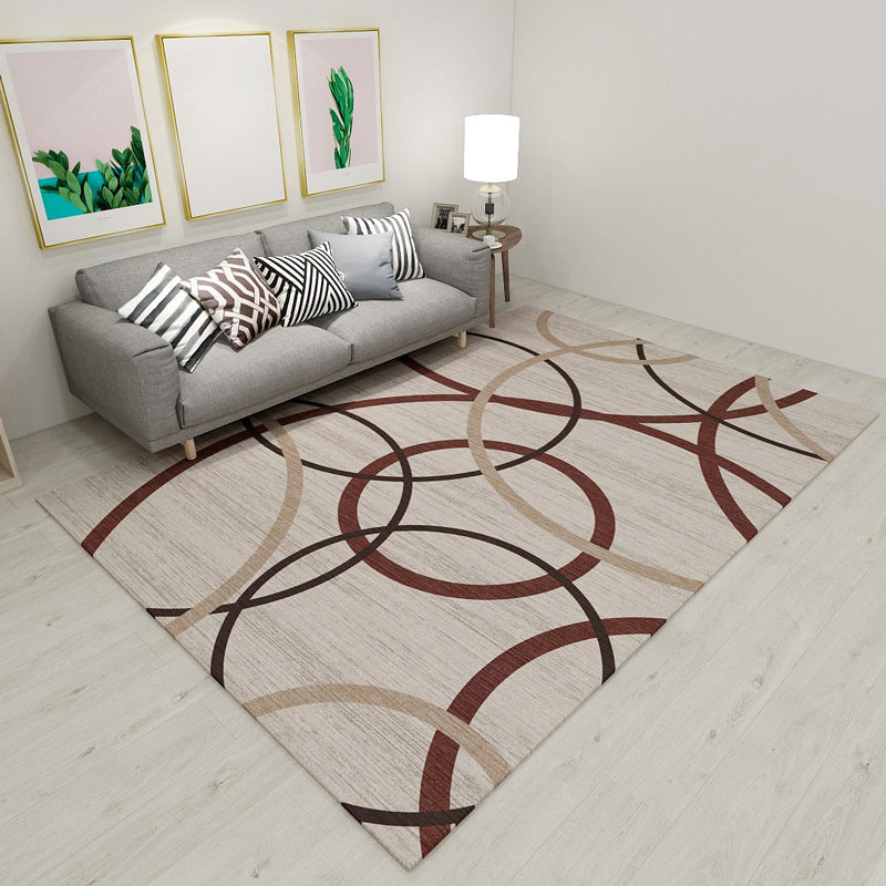 Novelty Modern Style Rug Multicolor Geometry Area Rug Stain Resistant Machine Washable Non-Slip Rug for Sitting Room Clearhalo 'Area Rug' 'Modern' 'Rugs' Rug' 2199612
