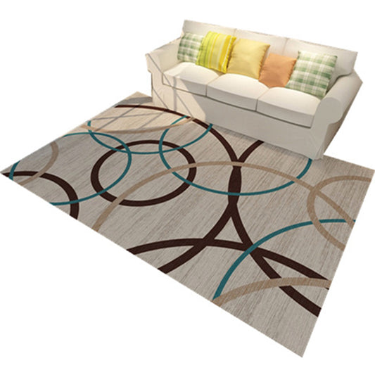 Novelty Modern Style Rug Multicolor Geometry Area Rug Stain Resistant Machine Washable Non-Slip Rug for Sitting Room Clearhalo 'Area Rug' 'Modern' 'Rugs' Rug' 2199616