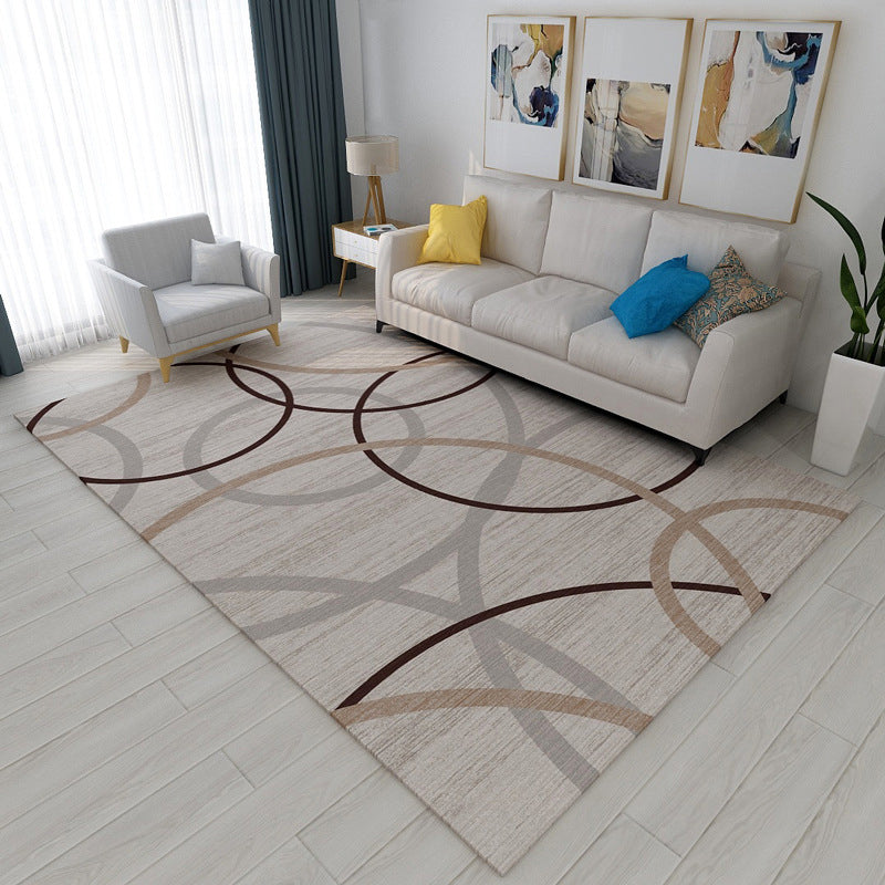 Novelty Modern Style Rug Multicolor Geometry Area Rug Stain Resistant Machine Washable Non-Slip Rug for Sitting Room Clearhalo 'Area Rug' 'Modern' 'Rugs' Rug' 2199628
