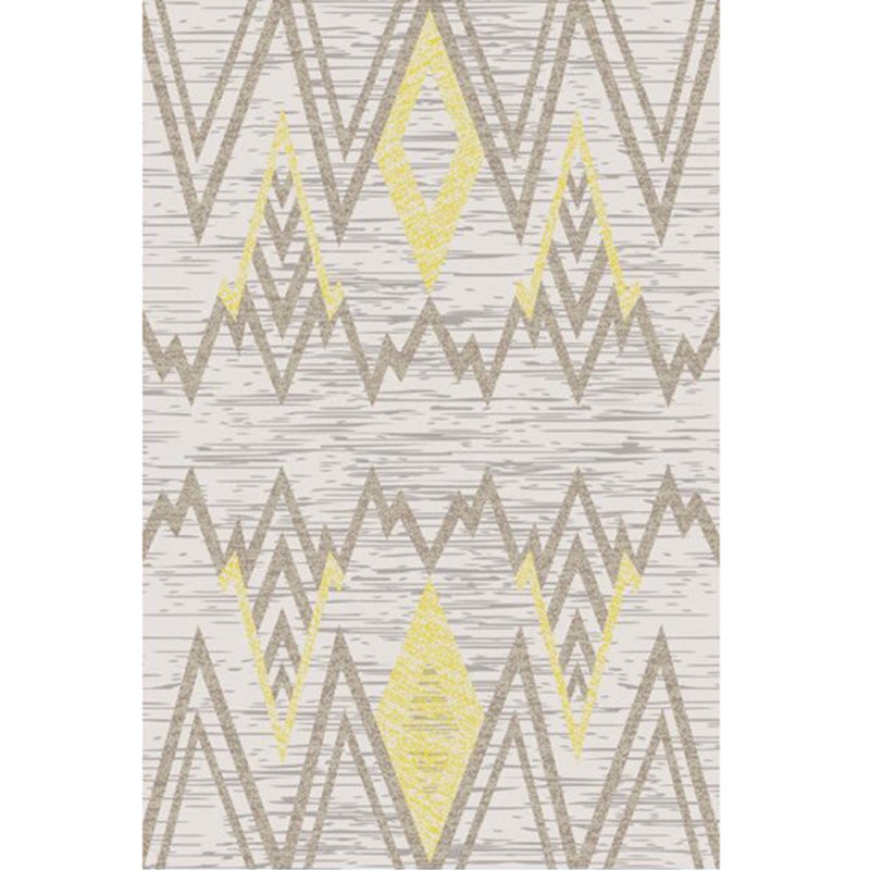 Modern Geometry Colorblock Rug Multi-Color Polyester Carpet Pet Friendly Anti-Slip Backing Washable Rug for Room Clearhalo 'Area Rug' 'Modern' 'Rugs' Rug' 2199686