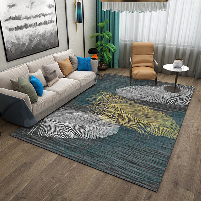 Modern Geometry Colorblock Rug Multi-Color Polyester Carpet Pet Friendly Anti-Slip Backing Washable Rug for Room Clearhalo 'Area Rug' 'Modern' 'Rugs' Rug' 2199687