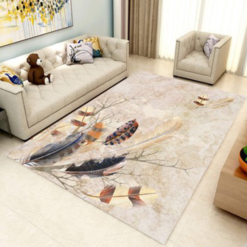 Modern Geometry Colorblock Rug Multi-Color Polyester Carpet Pet Friendly Anti-Slip Backing Washable Rug for Room Clearhalo 'Area Rug' 'Modern' 'Rugs' Rug' 2199691
