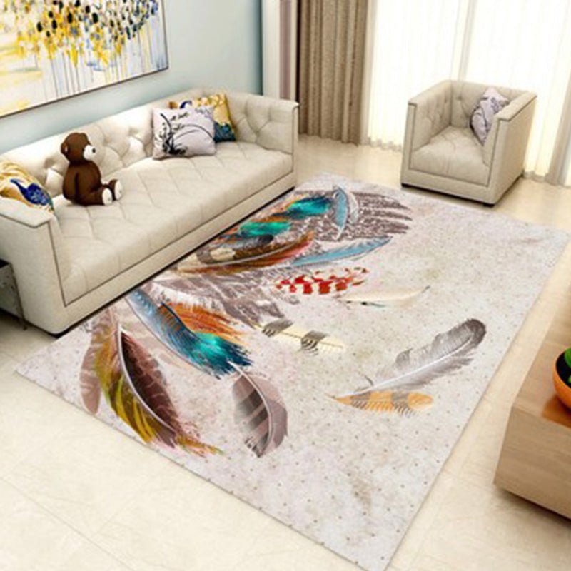Modern Geometry Colorblock Rug Multi-Color Polyester Carpet Pet Friendly Anti-Slip Backing Washable Rug for Room Clearhalo 'Area Rug' 'Modern' 'Rugs' Rug' 2199709