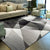 Unique Geometrical Print Rug Multi Color Modern Carpet Synthetics Stain Resistant Washable Non-Slip Backing Rug for Home Gray-White Clearhalo 'Area Rug' 'Modern' 'Rugs' Rug' 2199735