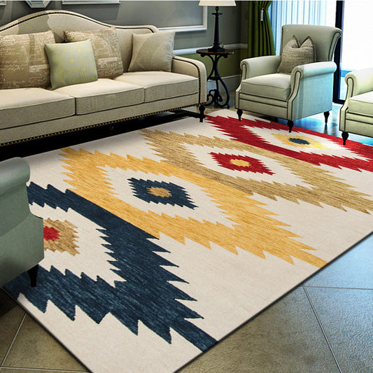 Unique Geometrical Print Rug Multi Color Modern Carpet Synthetics Stain Resistant Washable Non-Slip Backing Rug for Home Clearhalo 'Area Rug' 'Modern' 'Rugs' Rug' 2199736