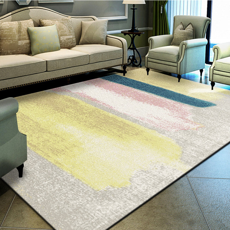 Unique Geometrical Print Rug Multi Color Modern Carpet Synthetics Stain Resistant Washable Non-Slip Backing Rug for Home Clearhalo 'Area Rug' 'Modern' 'Rugs' Rug' 2199738