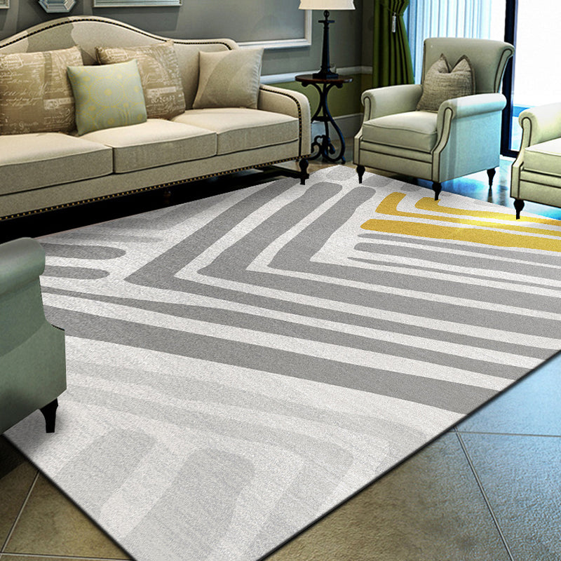 Unique Geometrical Print Rug Multi Color Modern Carpet Synthetics Stain Resistant Washable Non-Slip Backing Rug for Home Clearhalo 'Area Rug' 'Modern' 'Rugs' Rug' 2199745
