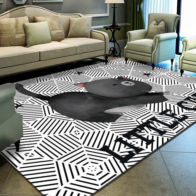 Unique Geometrical Print Rug Multi Color Modern Carpet Synthetics Stain Resistant Washable Non-Slip Backing Rug for Home Clearhalo 'Area Rug' 'Modern' 'Rugs' Rug' 2199755
