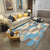 Nordic Drawing Room Rug Multi Colored Patterned Carpet Polypropylene Machine Washable Anti-Slip Backing Pet Friendly Rug Blue Clearhalo 'Area Rug' 'Modern' 'Rugs' Rug' 2199794