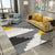 Multi-Colored Living Room Rug Contemporary Geometric Carpet Synthetics Stain Resistant Non-Slip Backing Washable Rug Gray-White Clearhalo 'Area Rug' 'Modern' 'Rugs' Rug' 2199811