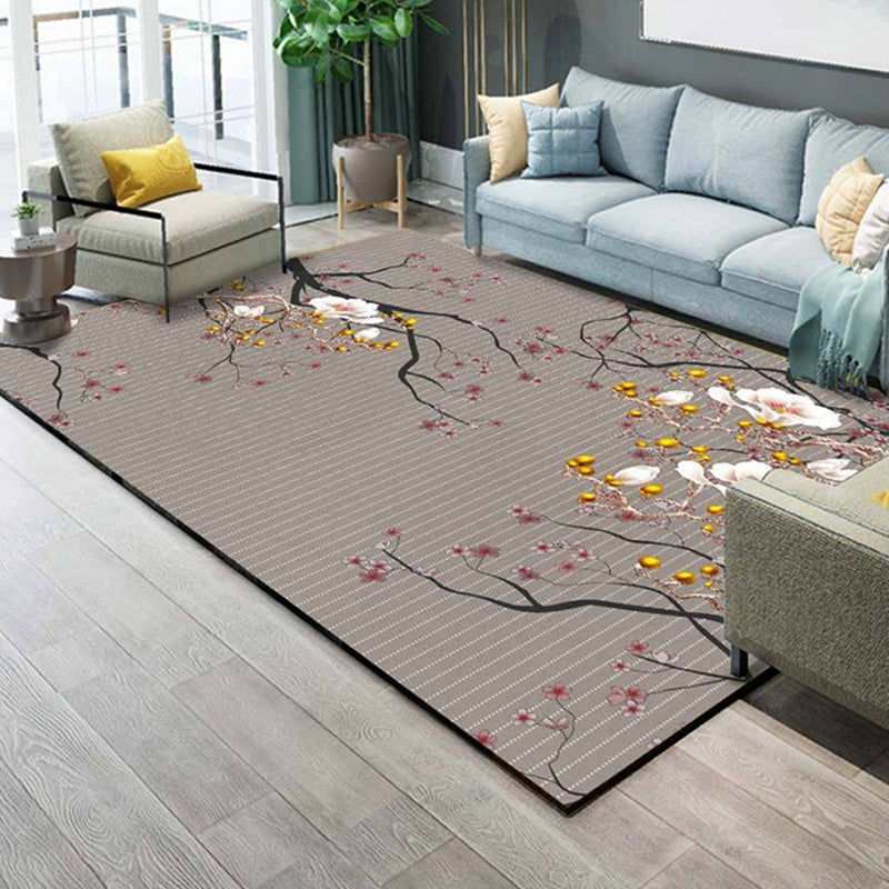 Multi-Colored Living Room Rug Contemporary Geometric Carpet Synthetics Stain Resistant Non-Slip Backing Washable Rug Clearhalo 'Area Rug' 'Modern' 'Rugs' Rug' 2199814